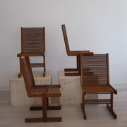 Spindle Oak chairs - set of 4