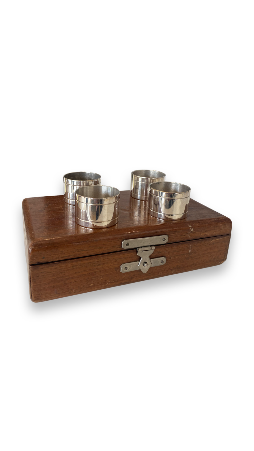 Circa 1895 + Set of Wood Cased Napkin Rings