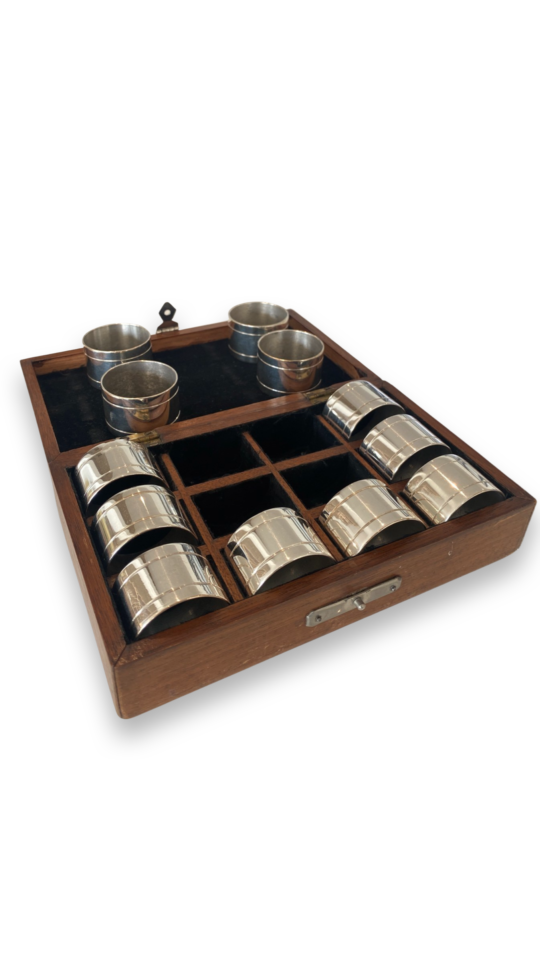 Circa 1895 + Set of Wood Cased Napkin Rings
