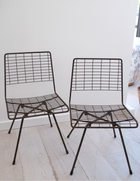 Vintage MCM Wire Chairs set of 4