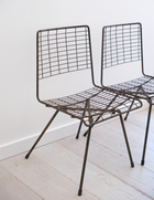 Vintage MCM Wire Chairs set of 4