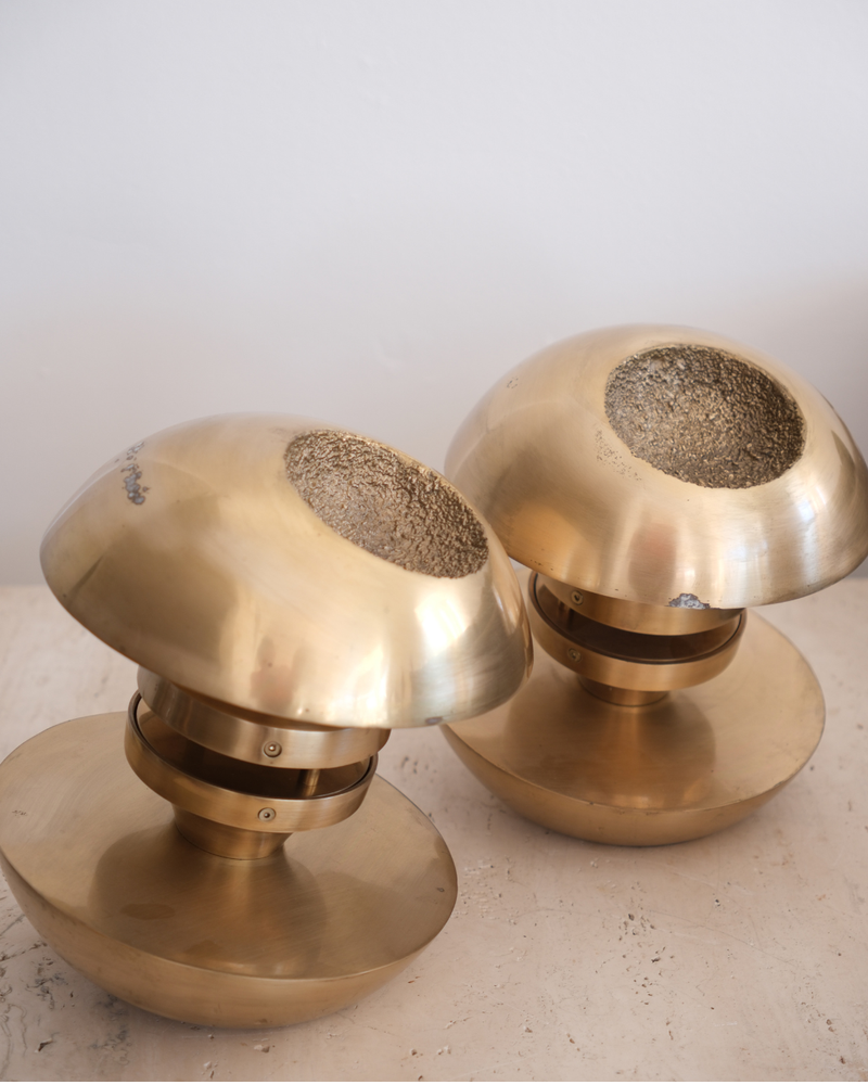 Brass Hanging Spheres