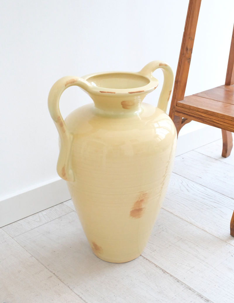 Yellow Floor Vase