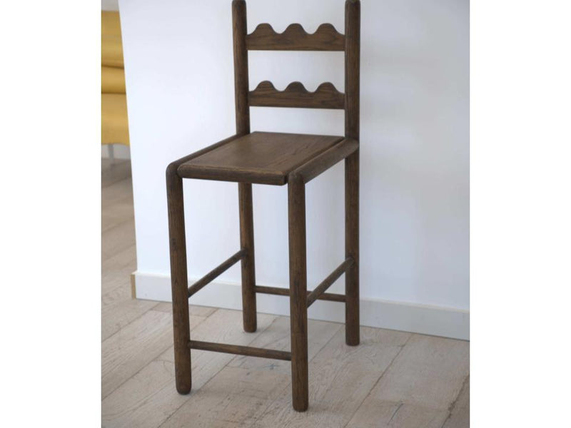 Hand Crafted Wooden Counter Stool