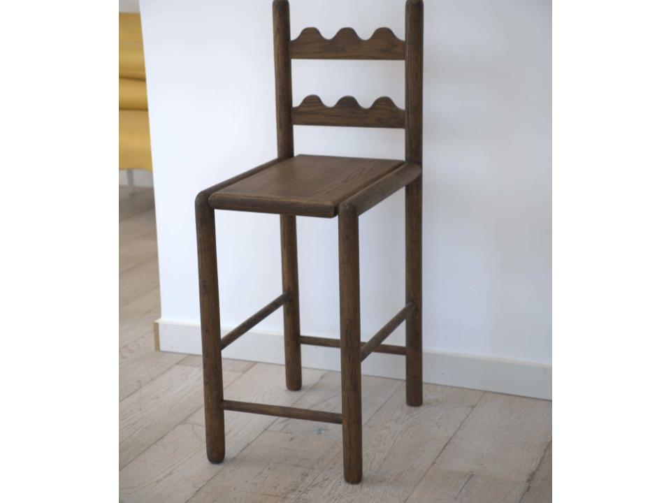 Hand Crafted Wooden Counter Stool