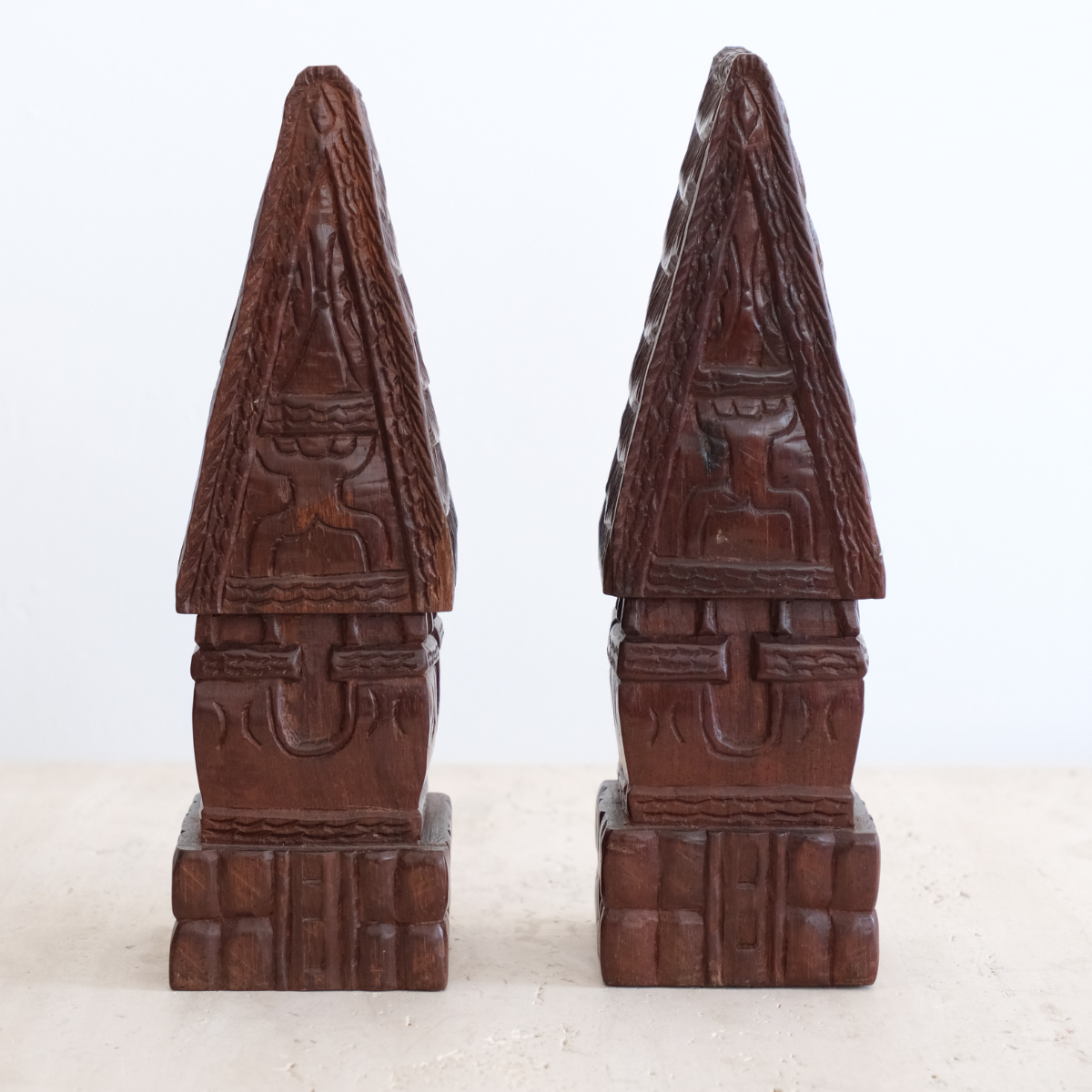 Wooden Bookends
