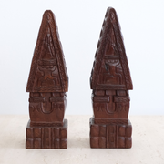Wooden Bookends