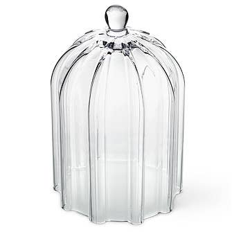 Ribbed Cloche-10.5"H
