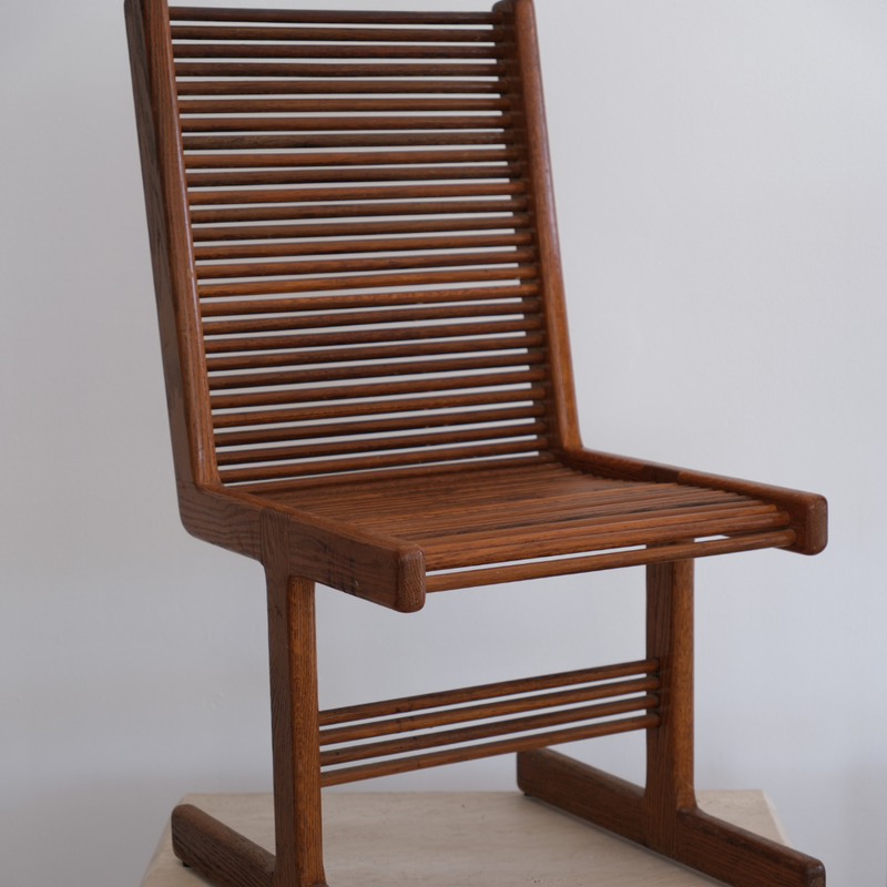 Spindle Oak chairs - set of 4