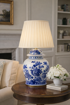 Blue Bird Porcelain Rechargeable Lamp